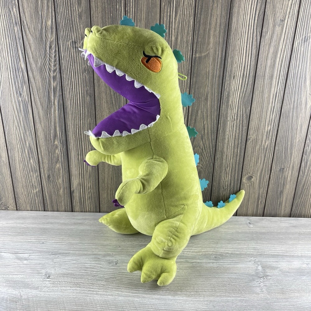 Nickelodeon Rugrats Large 21" Reptar Dinosaur Plush Stuffed Toy Rare  Jumbo Larg